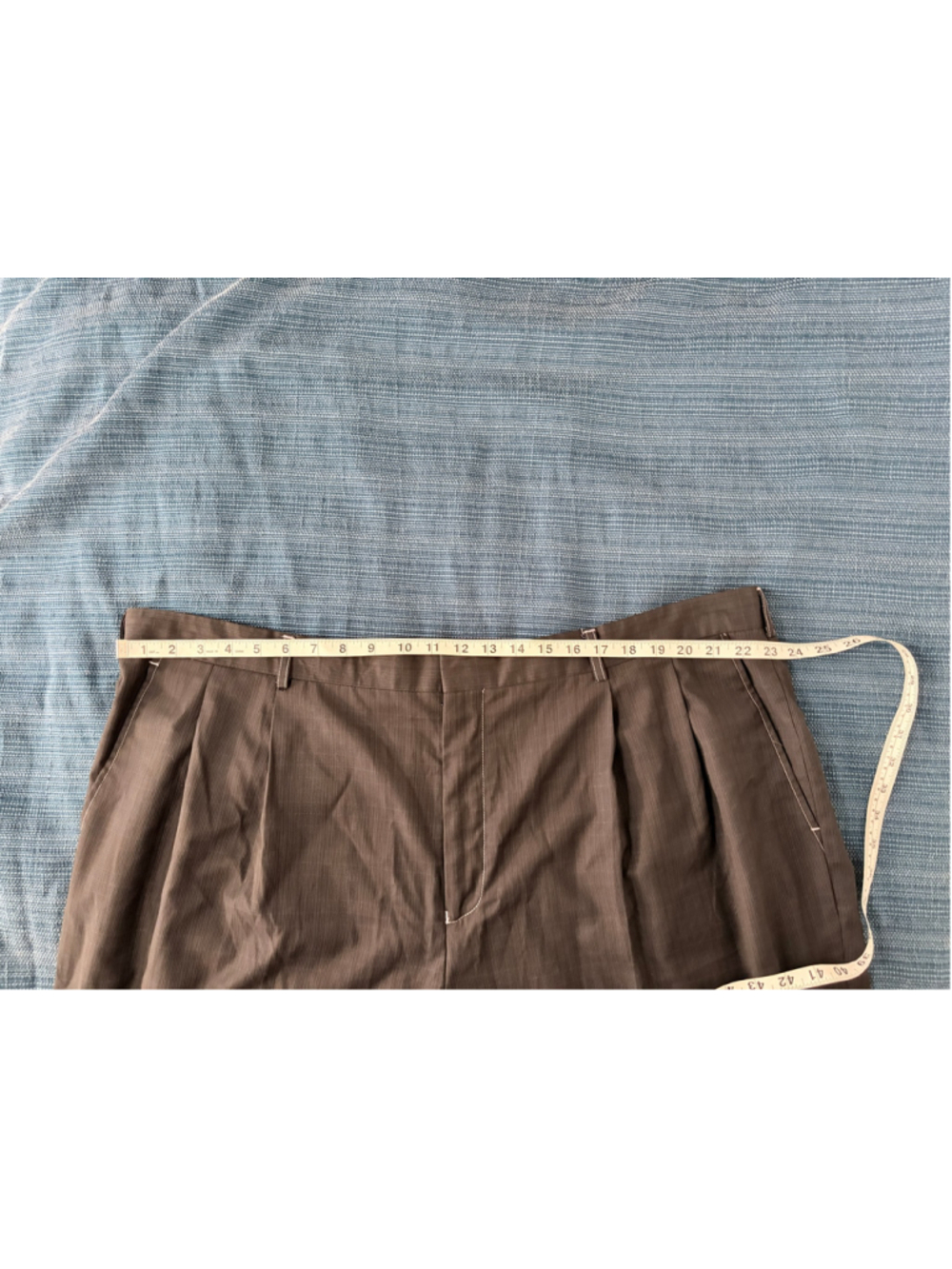 Montique Black Two Piece Set with White Stitching, Size 50R - Picture 5 of 16
